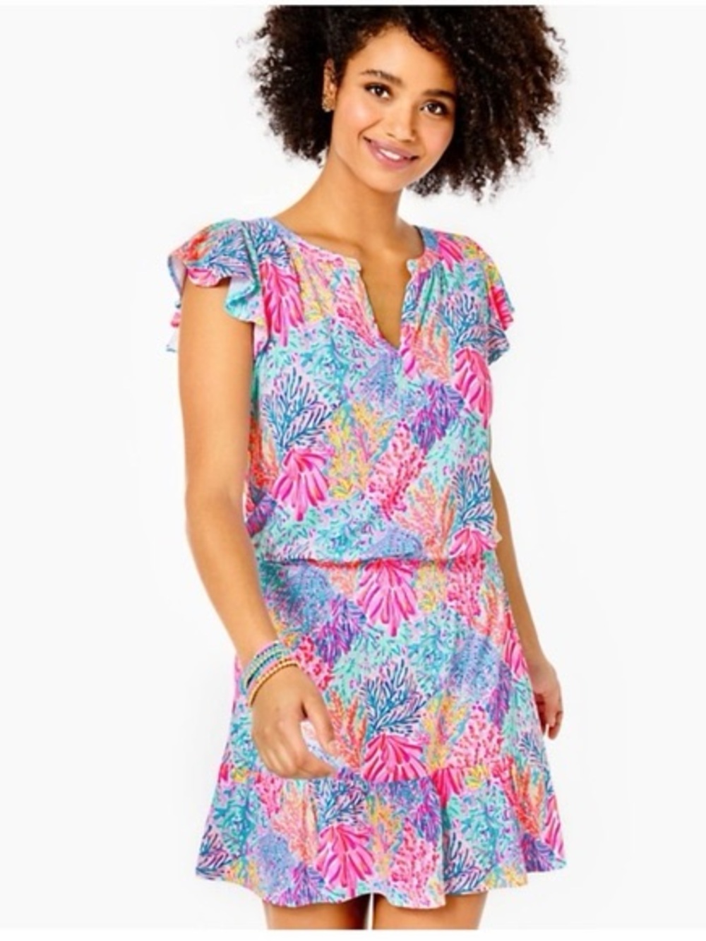 Lilly Pulitzer Ravi Romper in Splash Dance